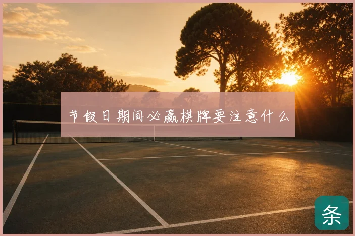 节假日期间必赢棋牌要注意什么